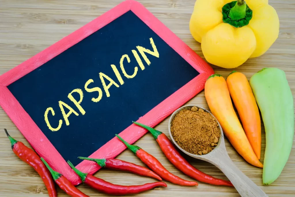 Chilies are the source of capsaicin.