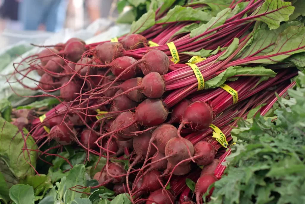 organic beetroot for a healthy lifestyle.