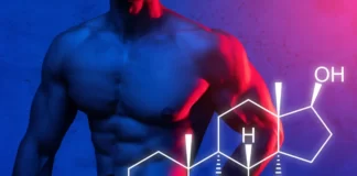 testosterone boosting concept with herbs.