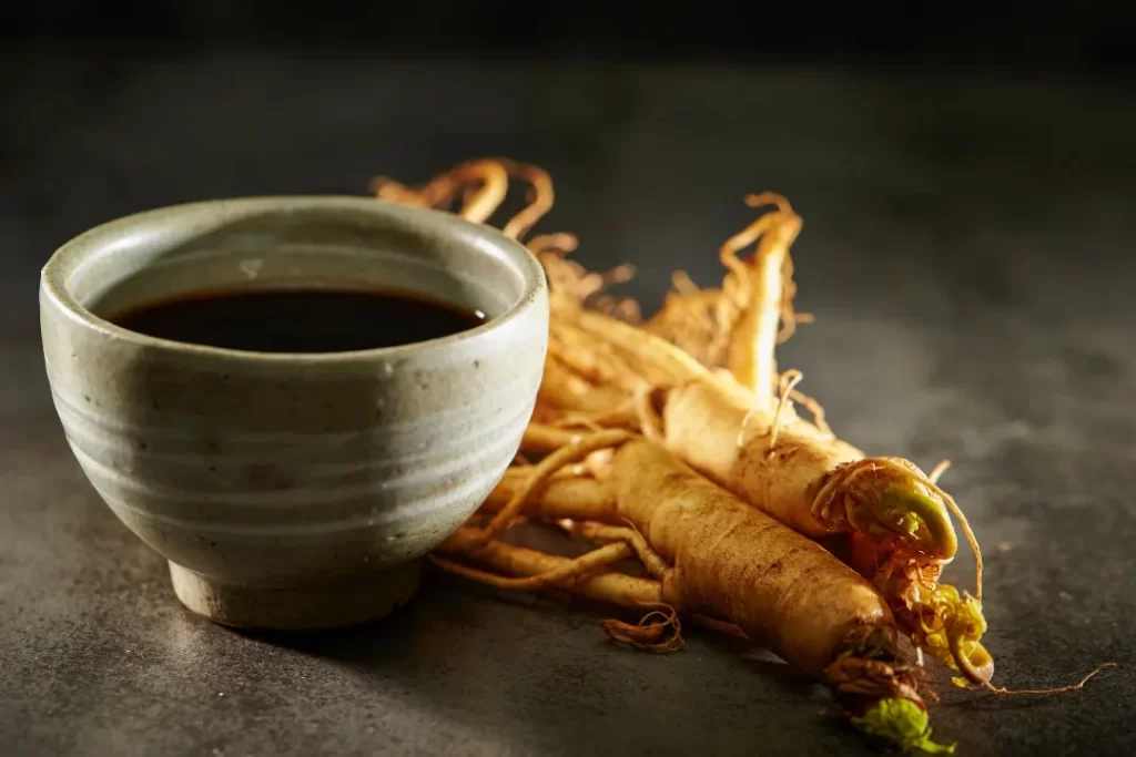 Panax Ginseng root and extract. 