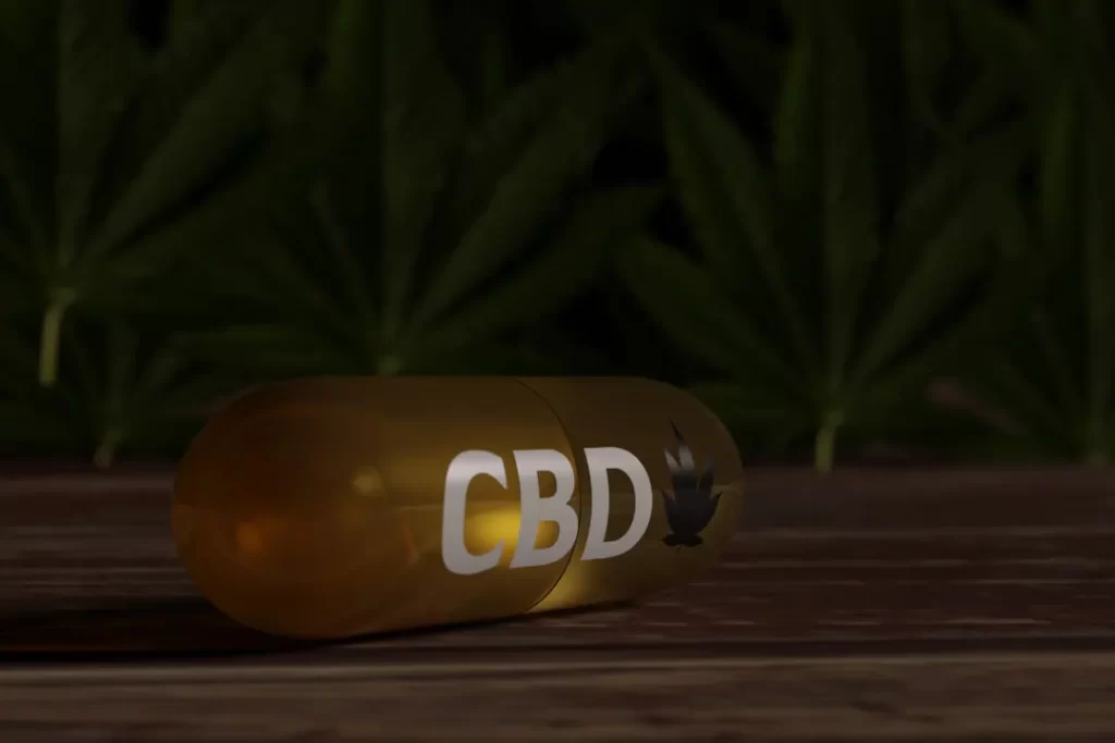 CBD capsule.