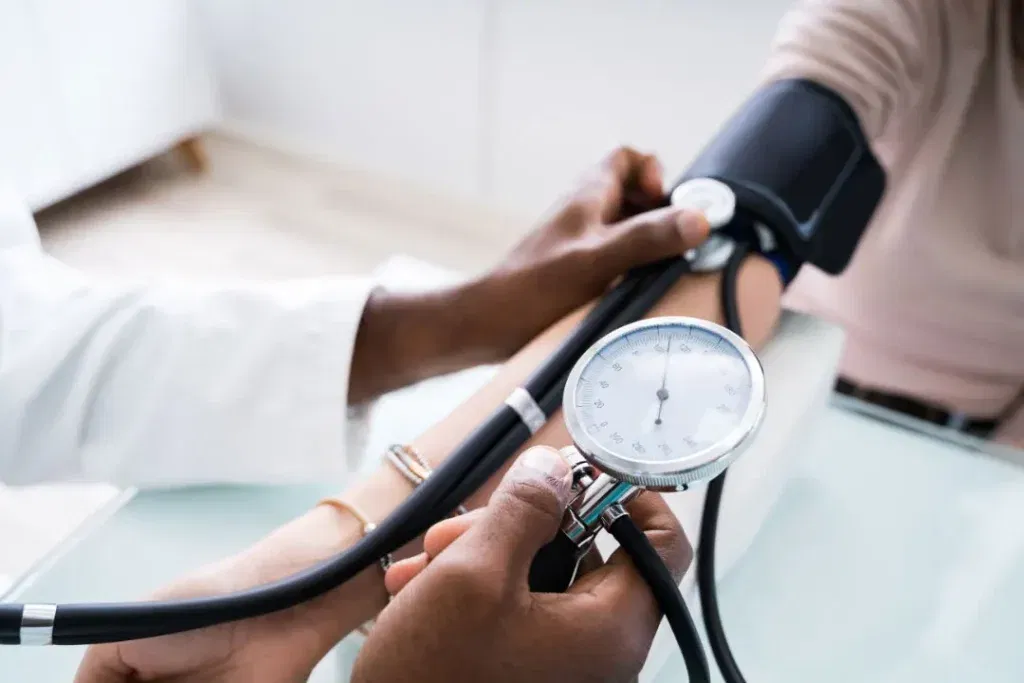 Dr check blood pressure