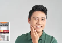 L’Oreal Men Expert Vitalift Anti-wrinkle & Firming Face Moisturizer Reviewed: A Leading Anti-aging Product man applying loreal men expert vitalift