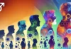 A conceptual visual of male silhouettes progressing from young adulthood to old age, symbolizing changes in testosterone levels. The color gradient shifts from vibrant hues in youth to subdued tones in older age, visually depicting hormonal decline