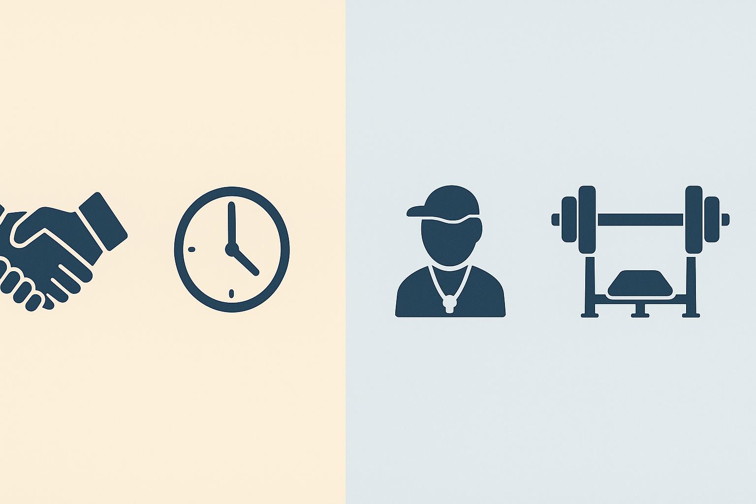 Visual infographic comparing boutique gyms and commercial gyms, highlighting benefits like community, flexible hours, coaching, and equipment variety—ideal for users searching weight lifting near me.